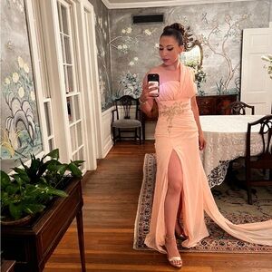 Custom made party organza dress